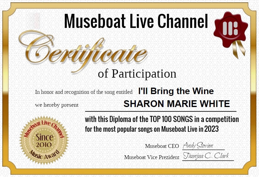 SHARON MARIE WHITE on Museboat LIve